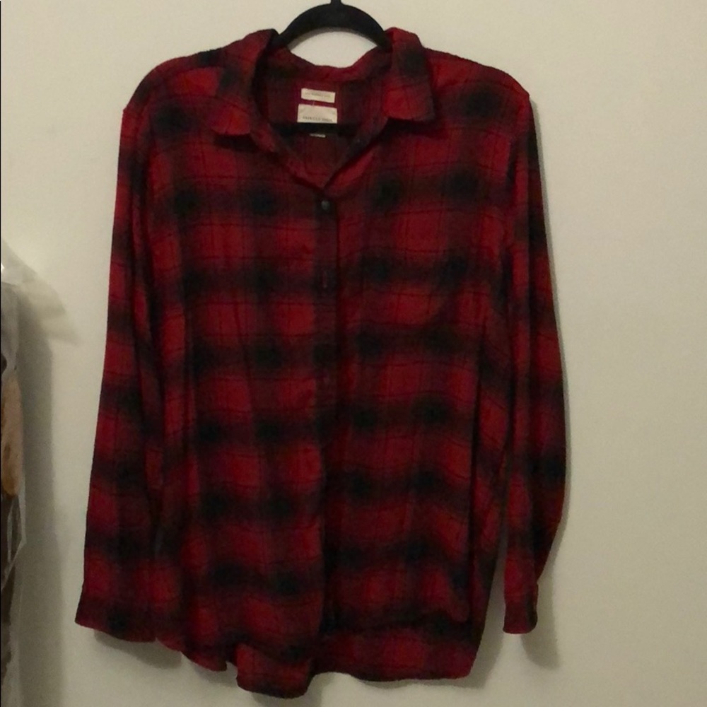 American Eagle Buffalo Plaid button down